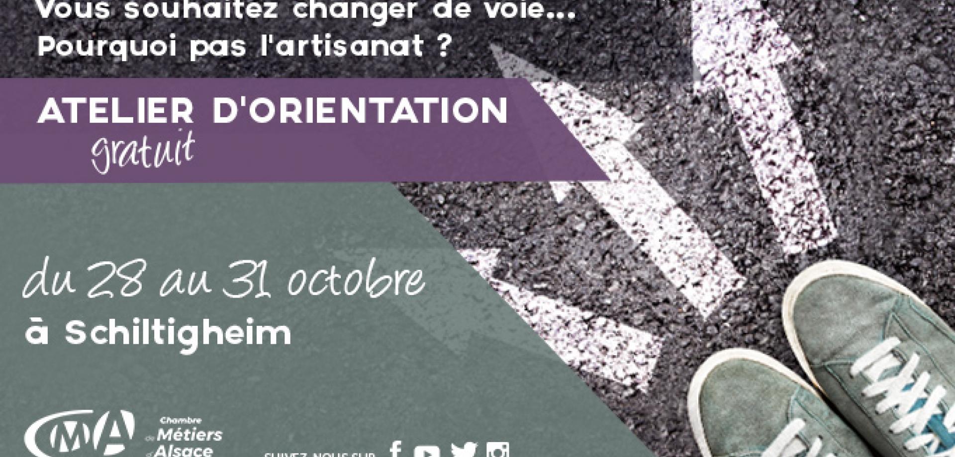 Atelier d'orientation CMA octobre 2019