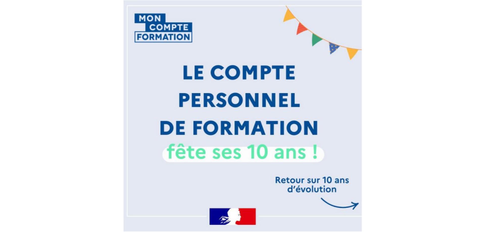 Le Compte Personnel de Formation fête ses 10 ans